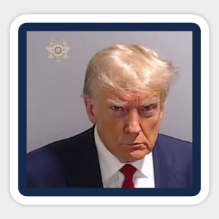 Trump Mugshot Sticker